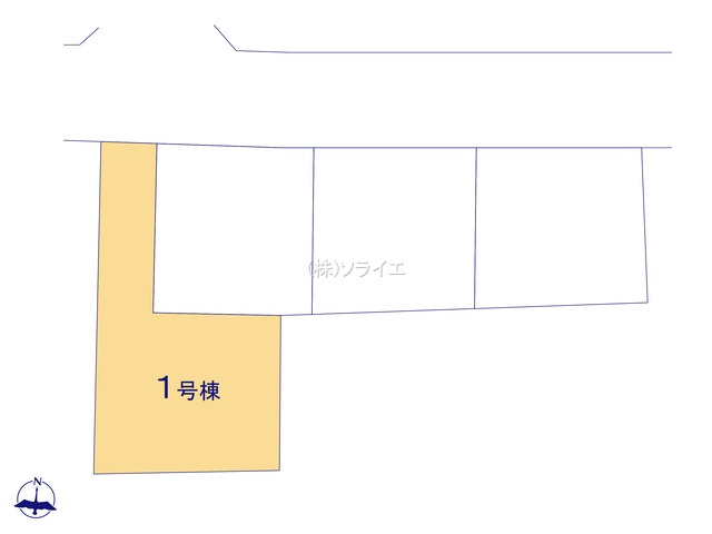 所沢市上安松7期　全4棟　新築戸建　リーブルガーデンの区画図|2026/6/9撮影