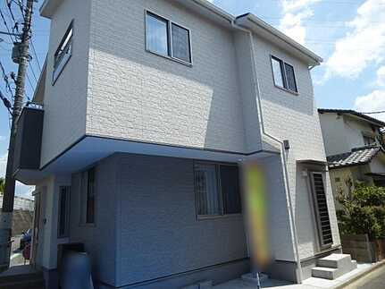 安佐北区口田南１丁目の前面道路含む現地写真