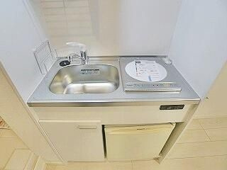 相模原市中央区矢部２丁目のアパートのキッチン