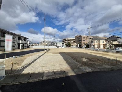 【土地図＋建物プラン例】 | 上桂前田町　建築条件無し売土地 | D号地　建物参考プラン