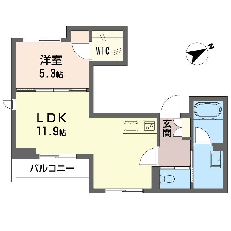 シティホームズⅩの間取り