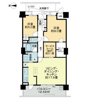 【間取り】 | ローレルスクエア尼崎ルネ・ガーデンテラス