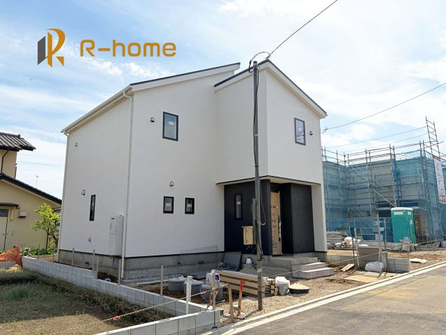 取手市野々井第1期　新築戸建て　4号棟の外観|ご予約を頂ければ、『平日』はもちろん『早朝』や『夜間』もご見学可能です♪お気軽にお申し付けください♪