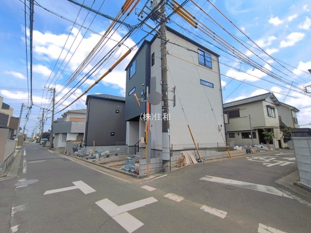 【新築分譲住宅】ふじみ野市福岡中央5期の前面道路含む現地写真