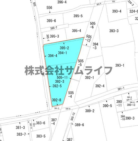 【土地図】 | 南尾600坪事業用地