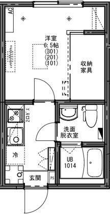 ＫＥＩＡＩ　ＲＥＳＩＤＥＮＣＥ　新秋津Ⅱの間取り