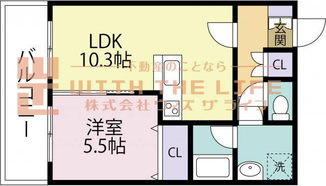 エステートK【キャッシュバック対象物件】の間取り