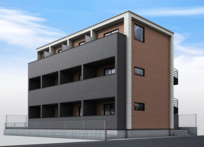 【外観パース】 | ＭＥＬＬＡＳ相模原 | 外観パースです。