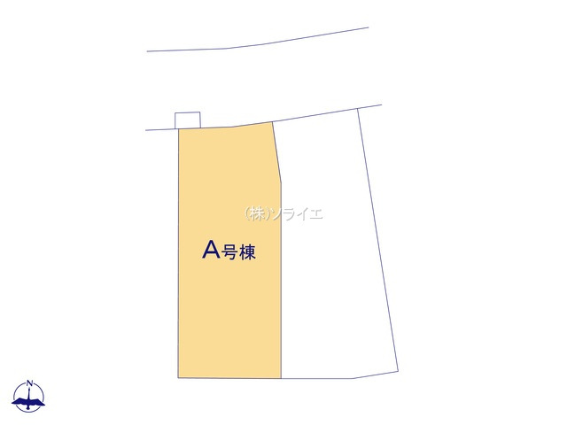 所沢中新井15期　全2棟　新築戸建　ハートフルタウンの区画図