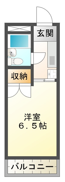 ハイツ神戸西の間取り