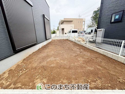 【庭】 | LiveleGarden.S　下野烏ケ森　2号棟 | お庭でご家族や友人を招いてＢＢＱもできますね！お子様の水遊びにもぴったりです☆
