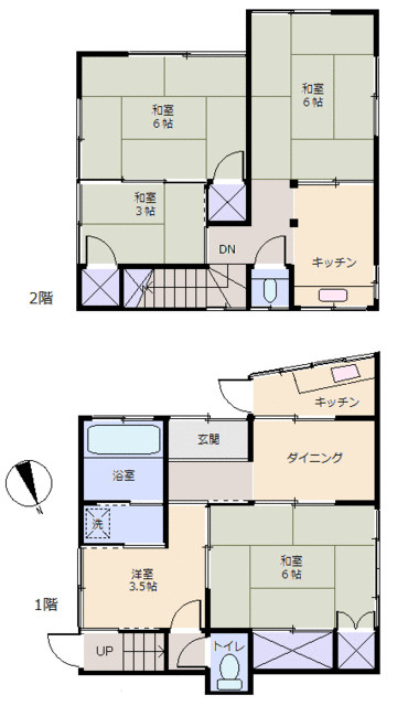 熱海市　桜町の間取り