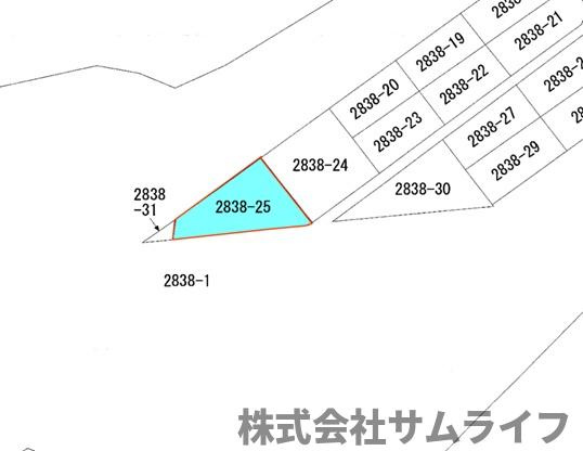 【土地図】 | 勝野90坪売地