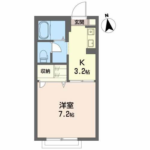 ハイツ駿 Ｃの間取り