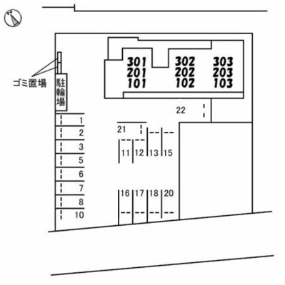 【区画図】 | グランベレオ川口 | 配置図