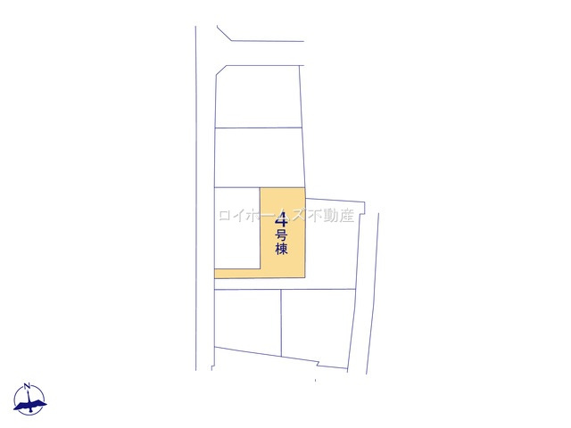 【区画図】 | 津島市高台寺町字北浦25『仲介料無料』新築戸建て | 4号棟