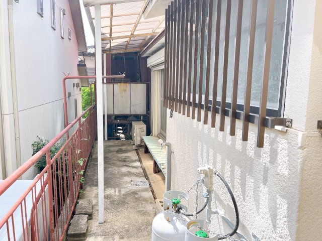 緑ハウスの庭