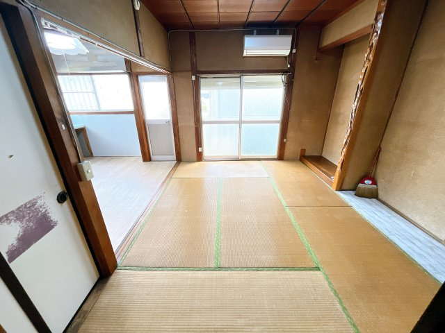 緑ハウスの寝室
