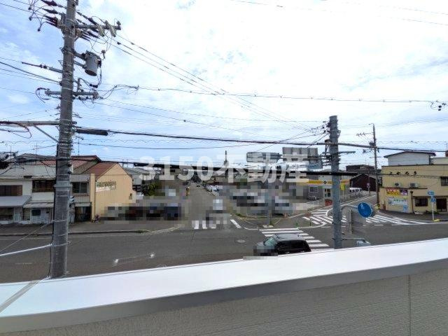 安良田町5丁目貸家の展望