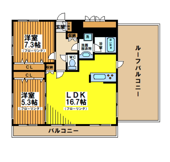 【間取り】 | ノブレ浜田山 