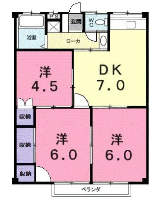 【間取り】 | コーポ丹下