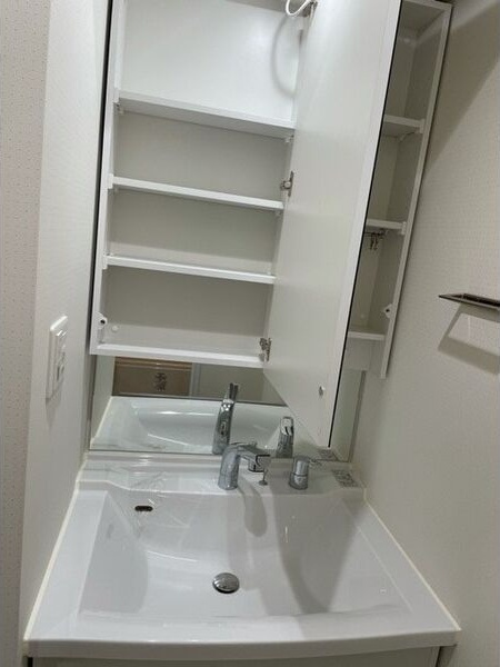 さくらHills NISHIKI Platinum Residenceの洗面所