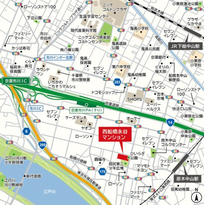 【地図】 | 西船橋永谷マンション