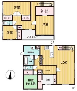 【間取り】 | 熊谷市上之　中古住宅  