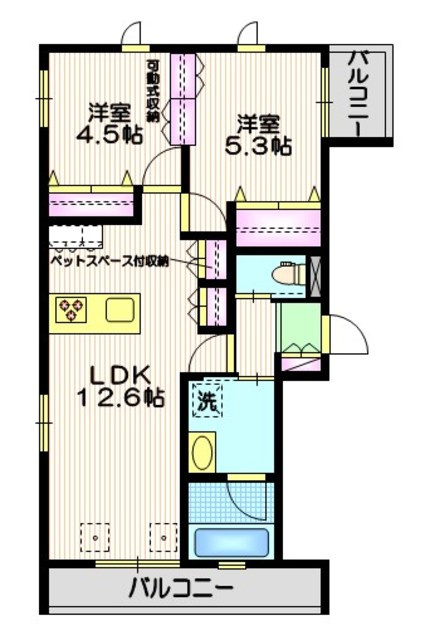 ルクール東池袋の間取り|間取り図