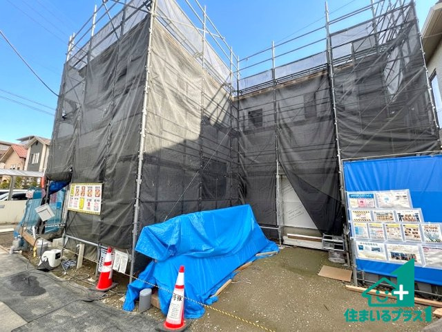 ●19(土)～23(水)現地案内可能！　天理市平等坊町　全2邸の外観|建築中ですが現地を見ると分かる事もございますので、ぜひ一度現地をご覧ください。