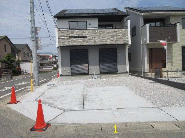 【仲介手数料無料】新築戸建　熊谷市赤城町1-145-1（全2棟）の外観