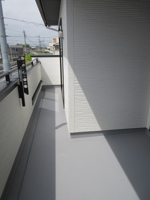 【仲介手数料無料】新築戸建　熊谷市赤城町1-145-1（全2棟）のバルコニー