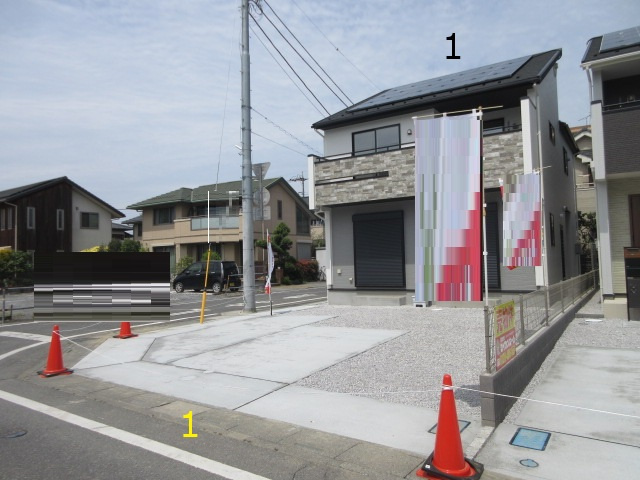 【仲介手数料無料】新築戸建　熊谷市赤城町1-145-1（全2棟）の外観