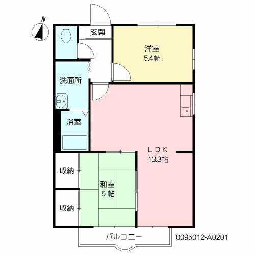 ハイム福智の間取り