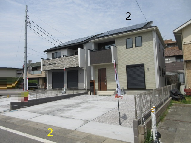 【仲介手数料無料】新築戸建　熊谷市赤城町1-145-1（全2棟）の外観
