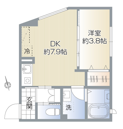 CS GARDEN 秋津 Ⅱの間取り