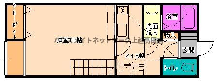 オレンジヒルズＪ２の間取り|間取図