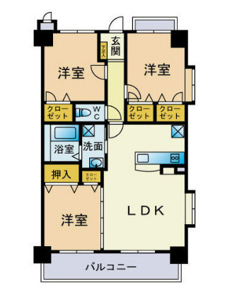 【間取り】 | ネオジェラーモⅢ