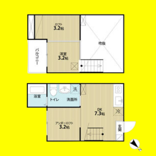 La　vita(ラヴィータ)　名古屋市賃貸　仲介手数料無料の間取り