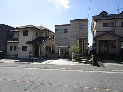 安佐南区安東５丁目の前面道路含む現地写真