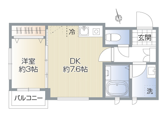 CS GARDEN 秋津 Ⅱの間取り