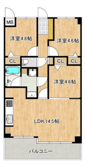 【間取り】 | ロイヤル東住吉