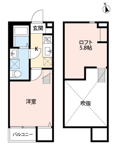 レイズ大久保の間取り