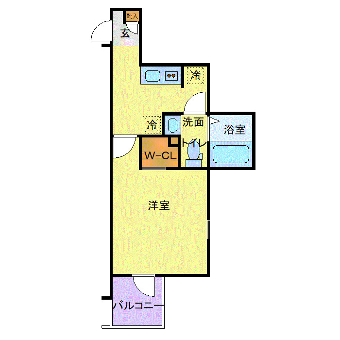 ラフィーナー松戸の間取り