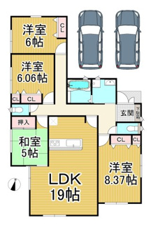 【間取り】 | 川西市水明台3丁目3の39　中古一戸建て