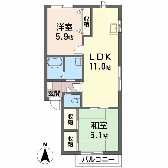 【間取り】 | アイリス川原