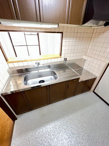 フローラルコート橘のキッチン|コンパクトなキッチンで掃除もラクラク