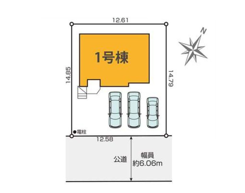 東淵野辺2丁目新築の区画図