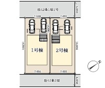 千葉市花見川区こてはし台１丁目第３の区画図