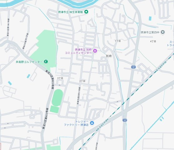 摂津市別府　売土地の地図